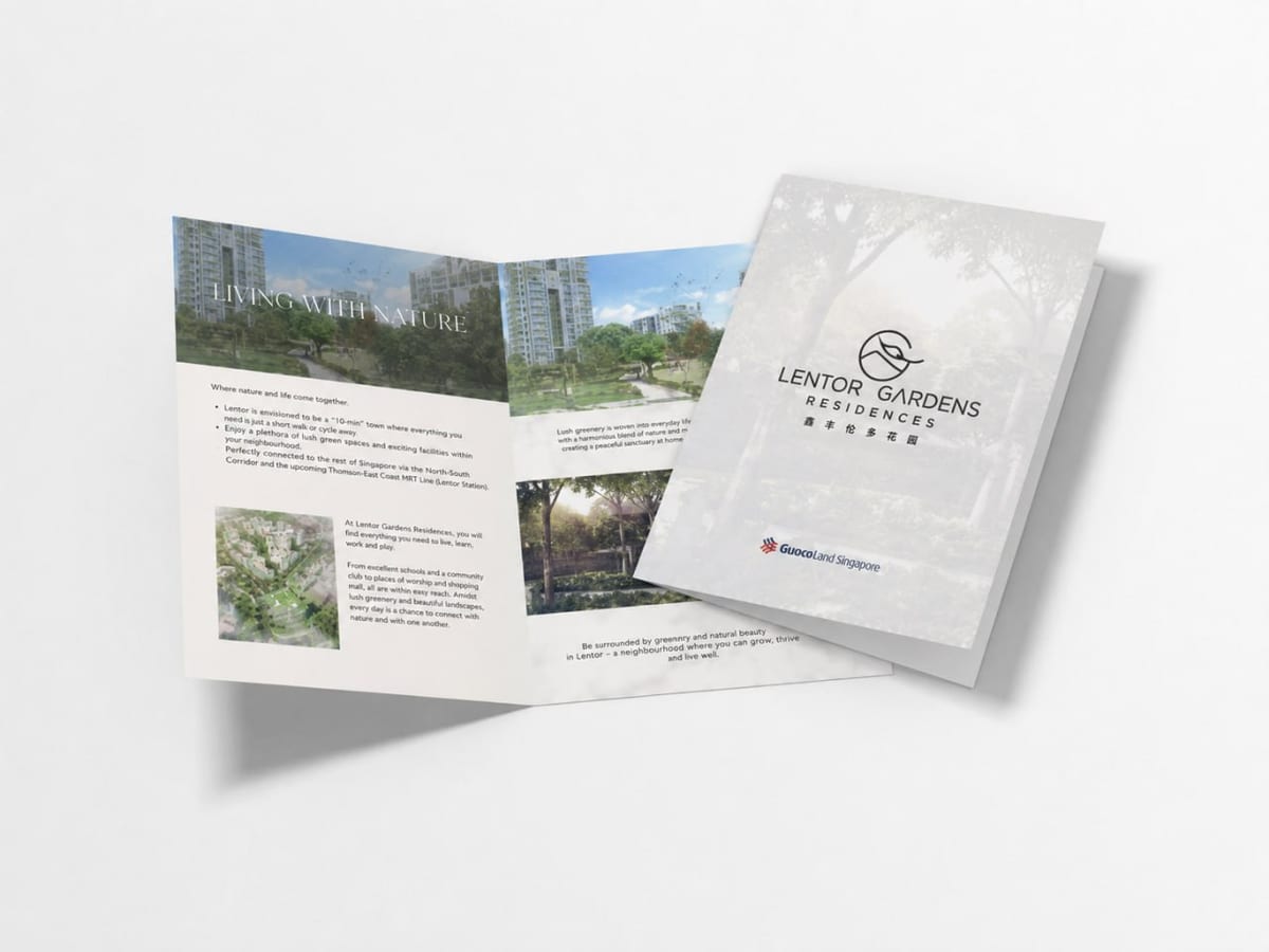 Lentor Gardens Residences project brochure cover