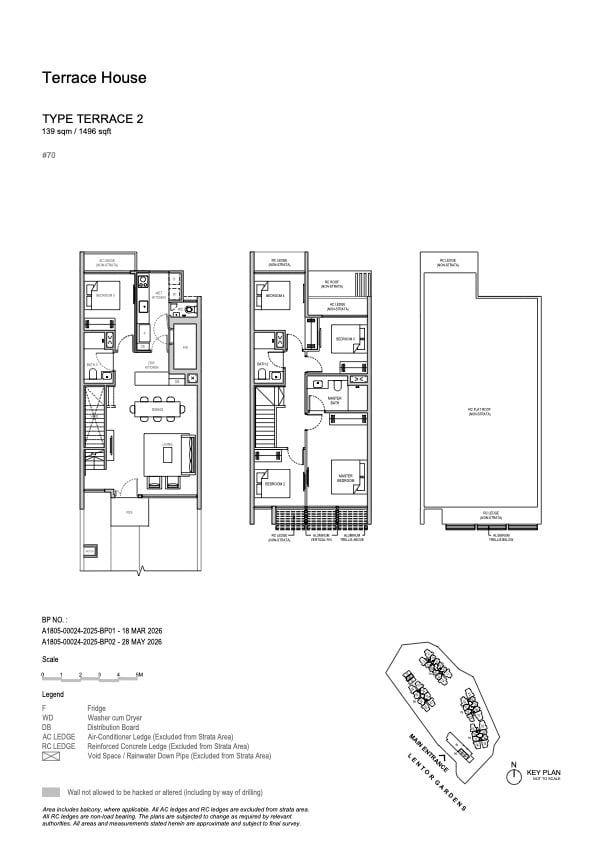 Lentor Gardens Residences Strata Terrace indicative floorplan